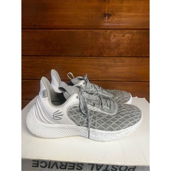 Under Armour Unisex Curry Flow 10 Team  Sz 12.5 Mens Mod   Gray - Picture 2 of 8